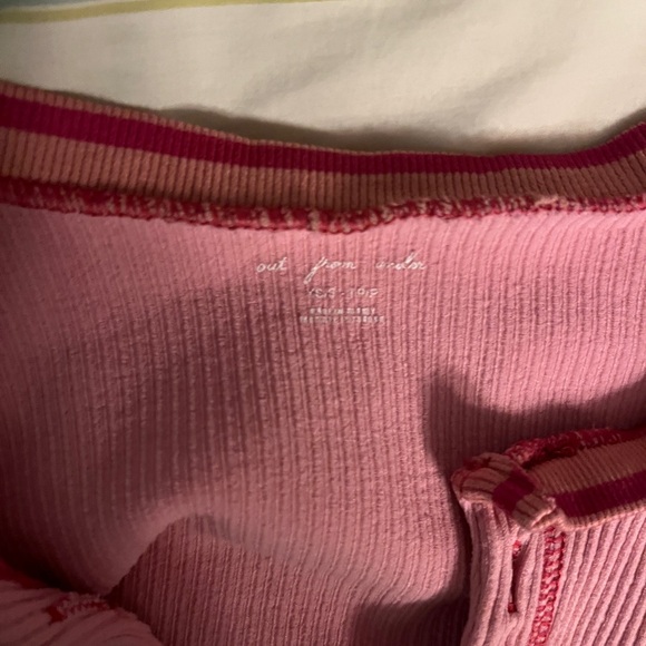 Pink Ribbed Long Sleeve Top - Picture 3 of 5